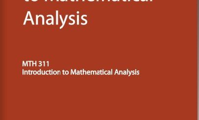 introduction to mathematical analysis