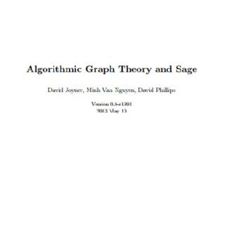 Algorithmic Graph Theory