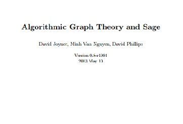 Algorithmic Graph Theory