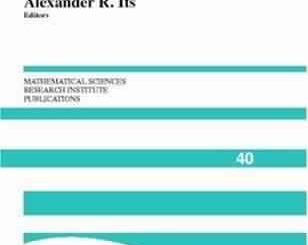Random Matrix Models and Their Applications by Pavel Bleher, Alexander Its