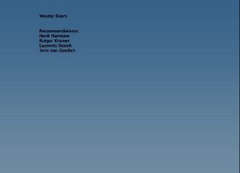 Project Management Handbook by Wouter Baars