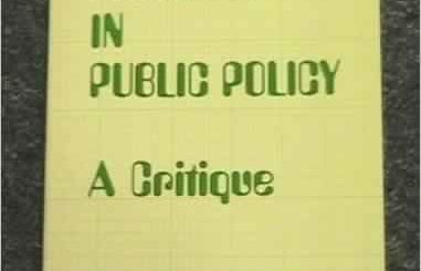 Systems Analysis in Public Policy: A Critique by Ida Russakoff Hoos