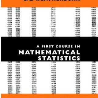 a first course in mathematical statistics