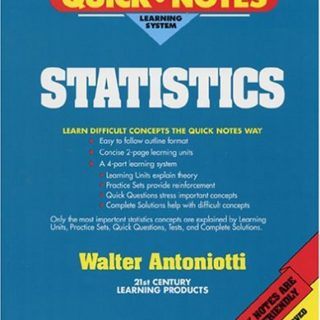 Quick Notes - Statistics