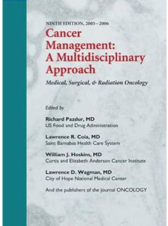 Cancer Management: A Multidisciplinary Approach