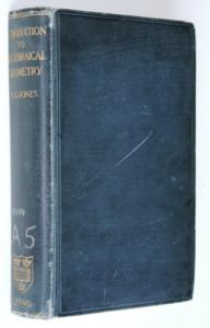 Introduction To Algebraical Geometry by A. Clement Jones