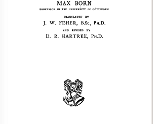 The Mechanics Of The Atom by Max Born