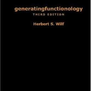 generatingfunctionology by Herbert S. Wilf