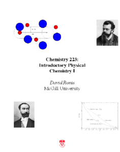 Introductory Physical Chemistry by David Ronis