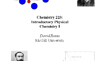 Introductory Physical Chemistry by David Ronis
