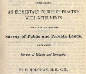 A Manual Of Land Surveying by F. Hodgman