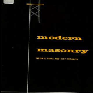 Modern Masonry: Natural Stone and Clay Products