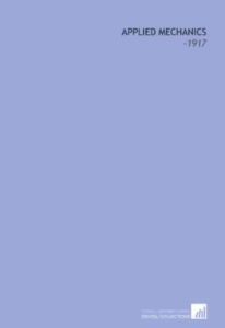 Applied Mechanics  by Alfred P. Poorman