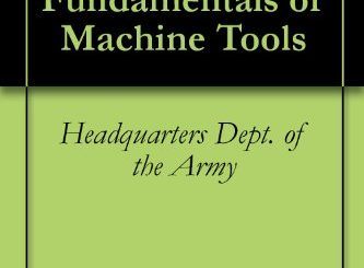 Fundamentals of Machine Tools free book