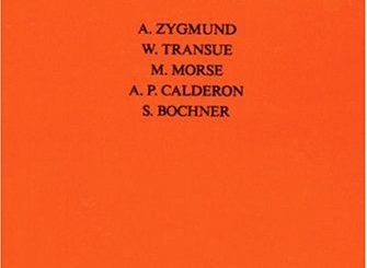 Contributions to Fourier Analysis by A. Zygmund, et al. free book