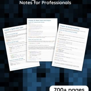 Python Notes for Professionals top free books