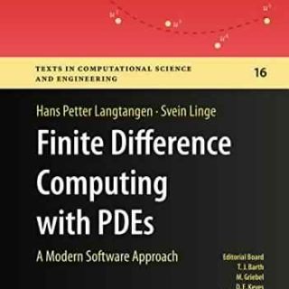 Finite Difference Computing with PDEs by Hans Petter Langtangen, Svein Linge top free books PDF