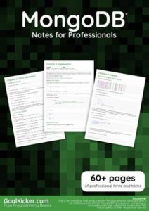 MongoDB Notes for Professionals