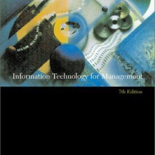Information Technology for Management by Henry C. Lucas
